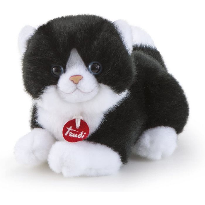 Peluche Trudino Gatto Bianco e Nero Trudi 51262