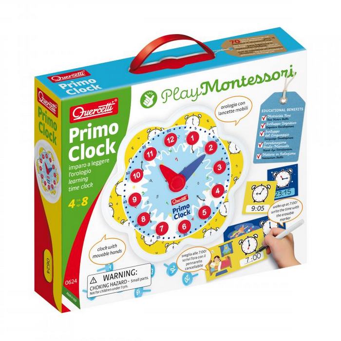Montessori Orologio Quercetti Primo Clock 0624