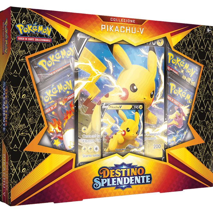Pokemon Destino Splendente Collezione Pikachu-V