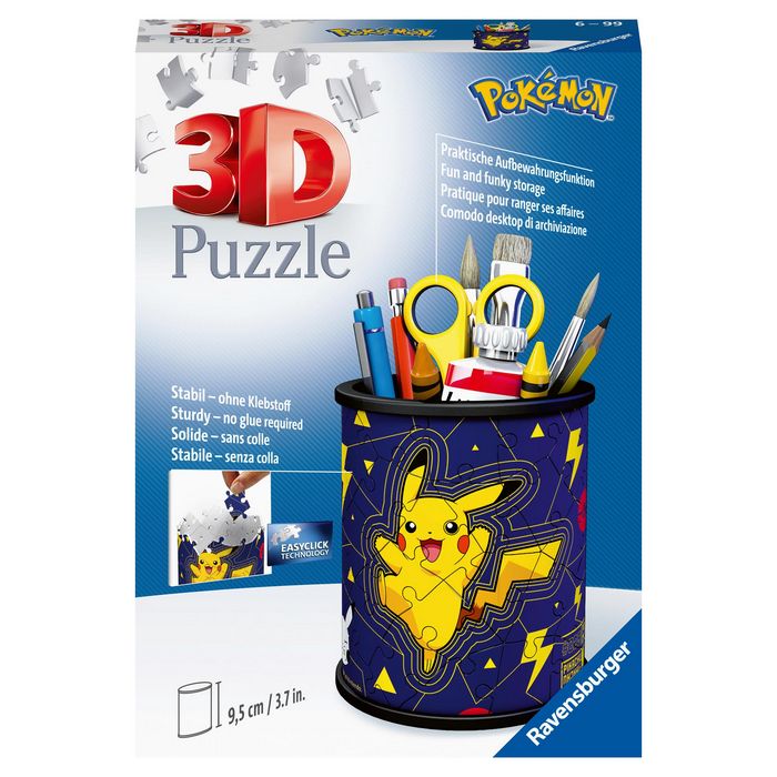 Puzzle 3D Porta Penne Pokemon Ravensburger 112579