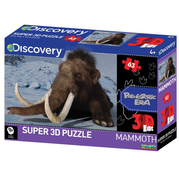 Puzzle Mammut 63pz Discovery Prime 3D 10663