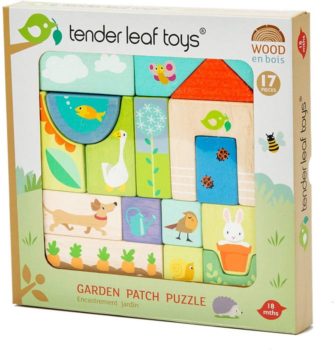 Puzzle ad Incastro Giardino TenderLeaf Toys TL8454