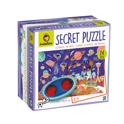 Secret Puzzle Lo Spazio 24 pz Ludattica 74808