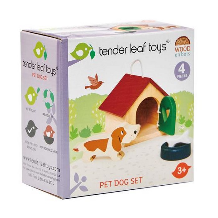Set Cagnolino e Cuccia TenderLeaf Toys TL8162