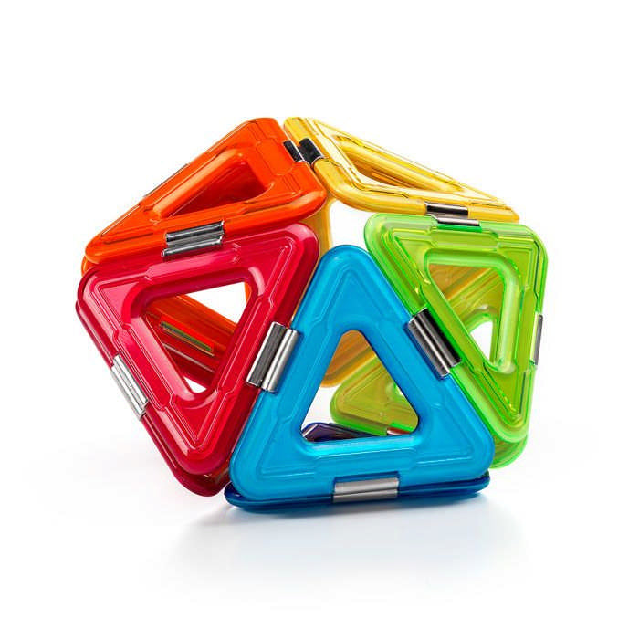 Esempio con solo triangoli dello Spinner Solare Magnetico GeoSmart 23 pz.