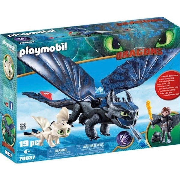 Playmobil Dragons 70037 - Set Hiccup e Sdentato