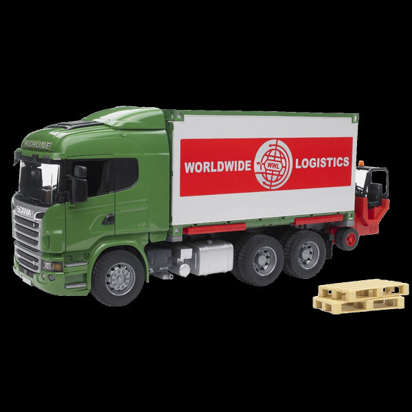 Bruder 03580 - Camion Scania R-Serie con Container