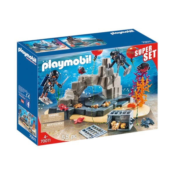 Playmobil Super Set 70011 - Unità Speciale dei Sommozzatori