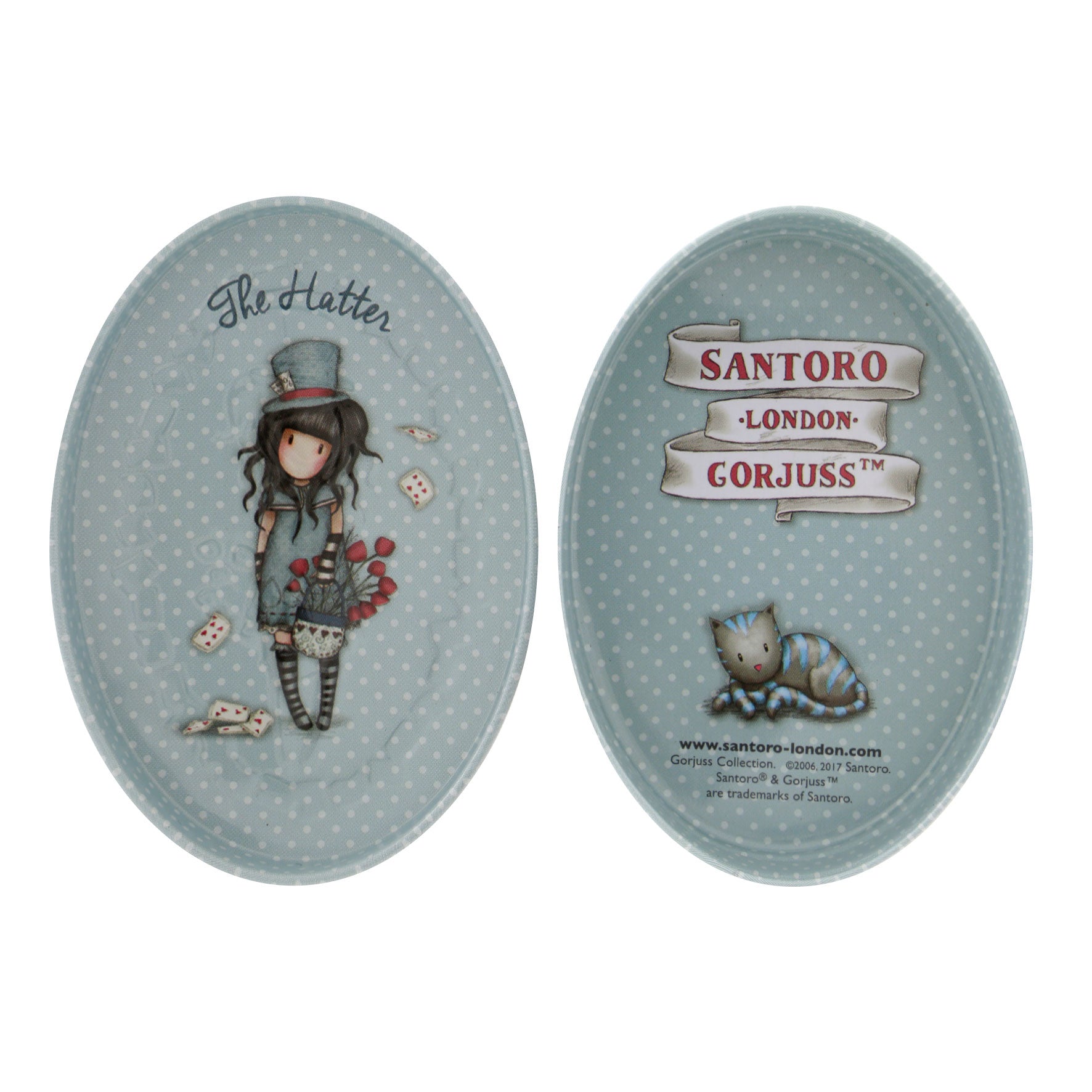 Santoro 793GJ04 - Scatolina in Latta Gorjuss The Hatter