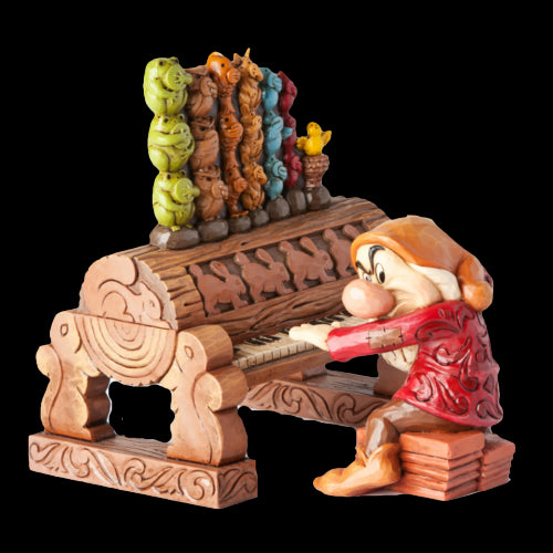 Disney Traditions 4032868 - Brontolo con Organo 14cm