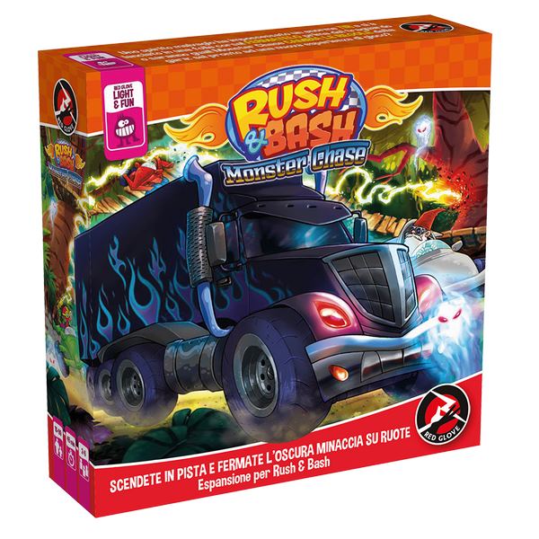 Rush&Bash Monster Chase Gioco da Tavolo Red Glove RG20462