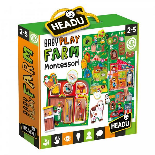 Baby Play Farm Montessori Headu 23608