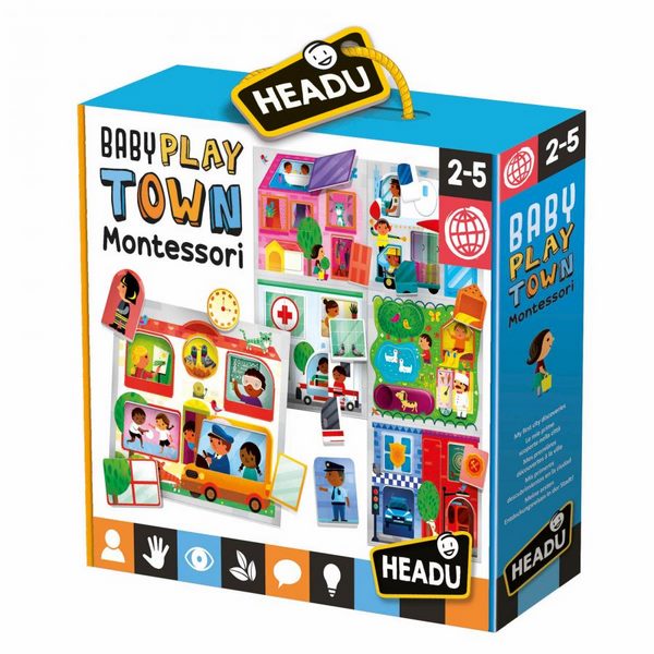 Baby Play Town Montessori Headu 23615