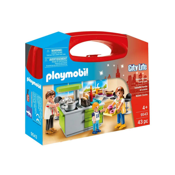 Valigetta Famiglia con Cucina Playmobil City Life 9543