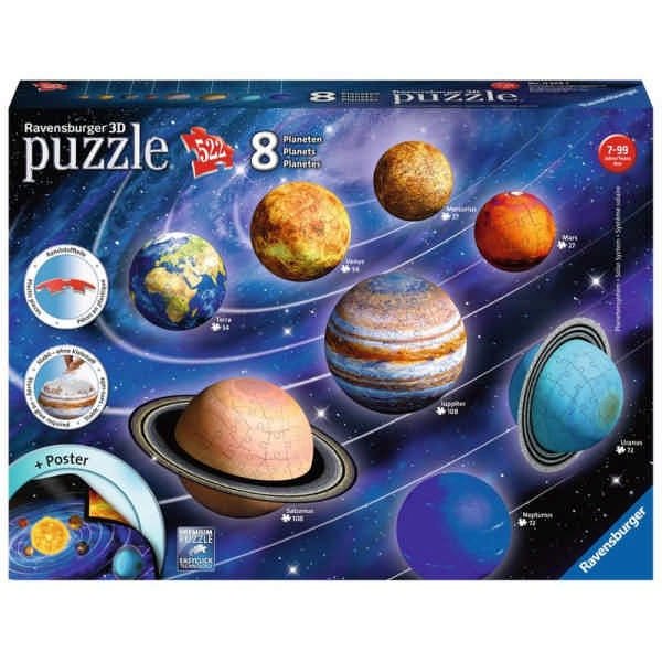 Puzzle Sistema Planeteraio 3D Ravensburger 116683