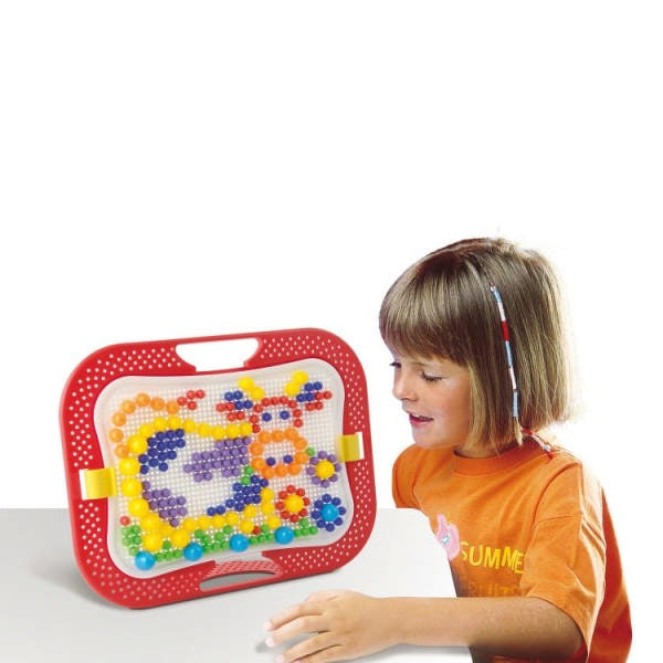 Gioco chiodini plastica colorati per bambini da 4 anni in su