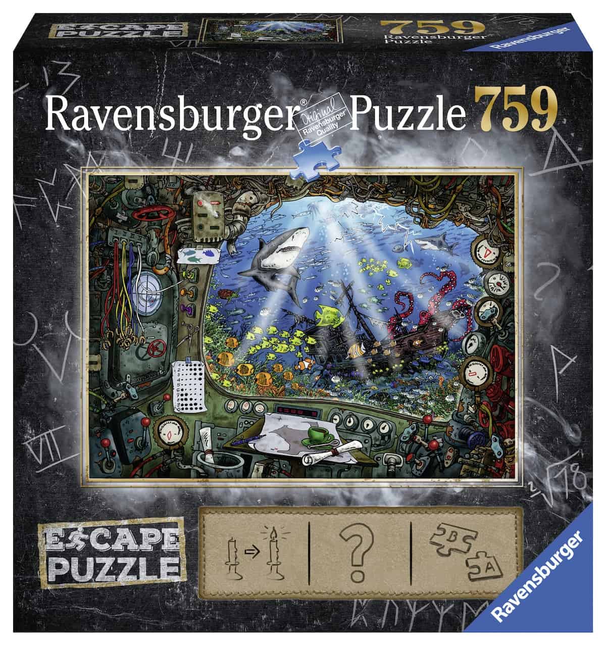 Escape Puzzle Nel Sommergibile Ravensburger 199594 nsburger 199587