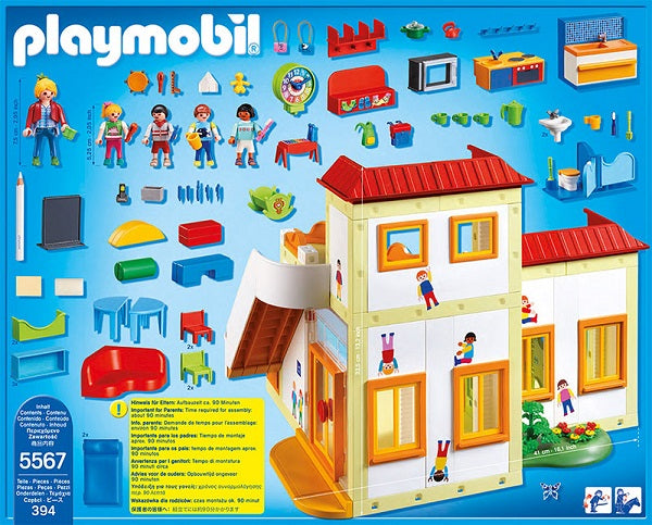 Playmobil City Life 5567 - Grande Asilo con Area di Gioco e Nido