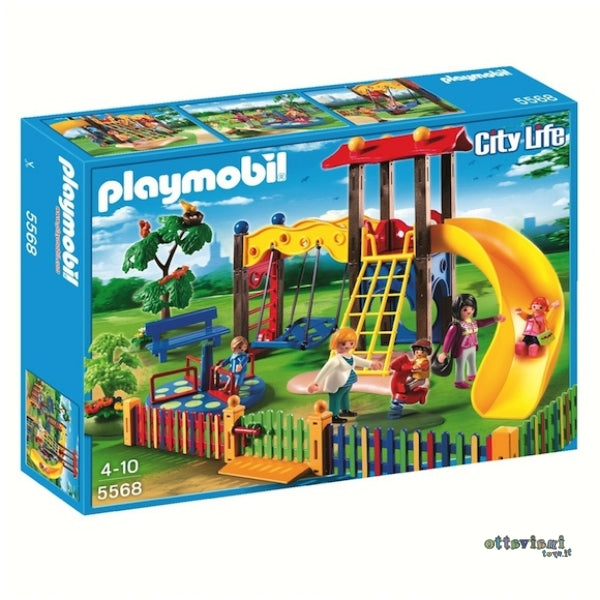 Playmobil City Life 5568 - Area Giochi Esterna per Bambini Asilo