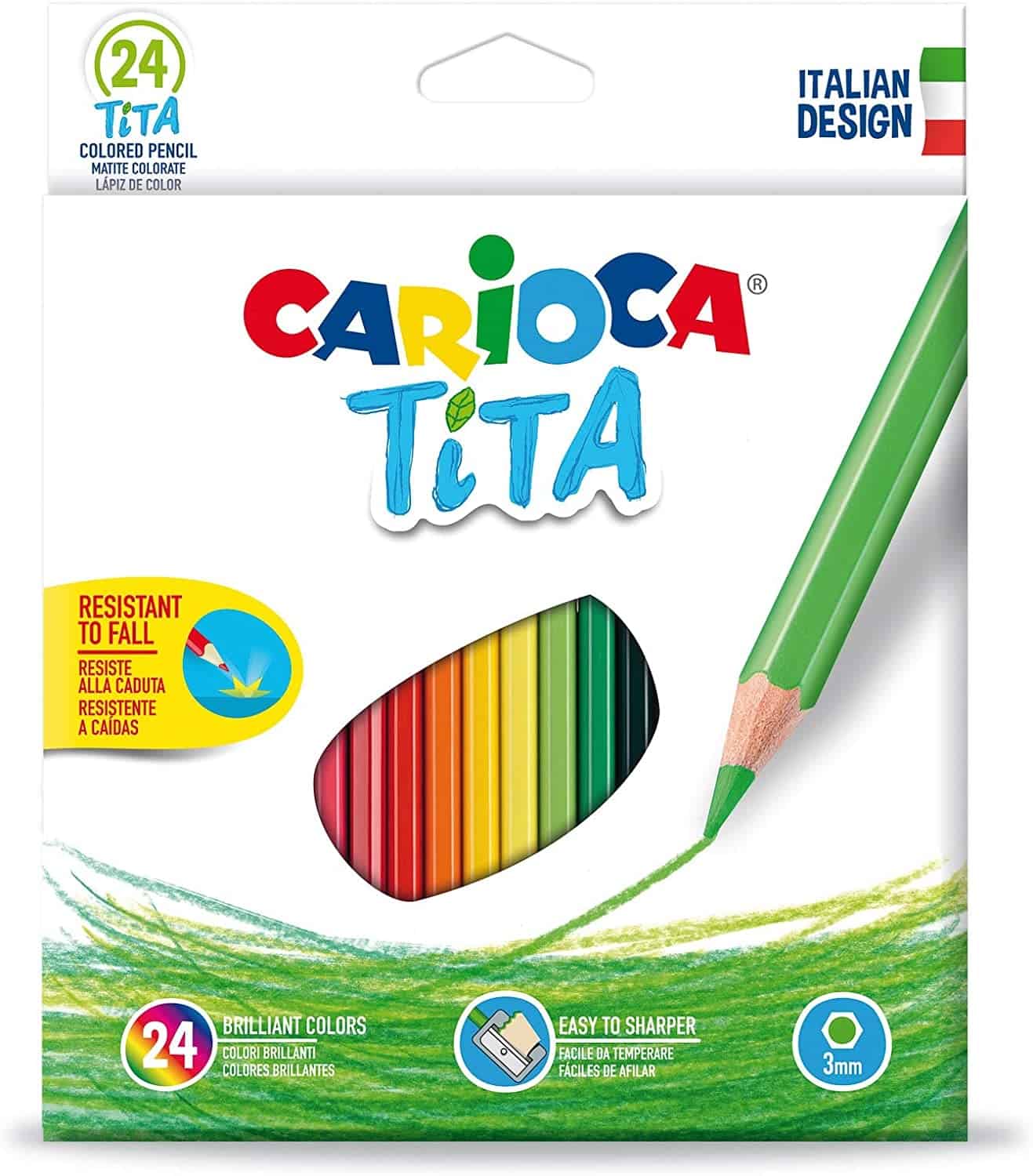 Tita Pastelli Colorati 3 mm 24 pz Carioca 42794