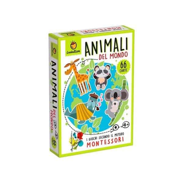 Carte Montessori Animali del Mondo Ludattica 81998