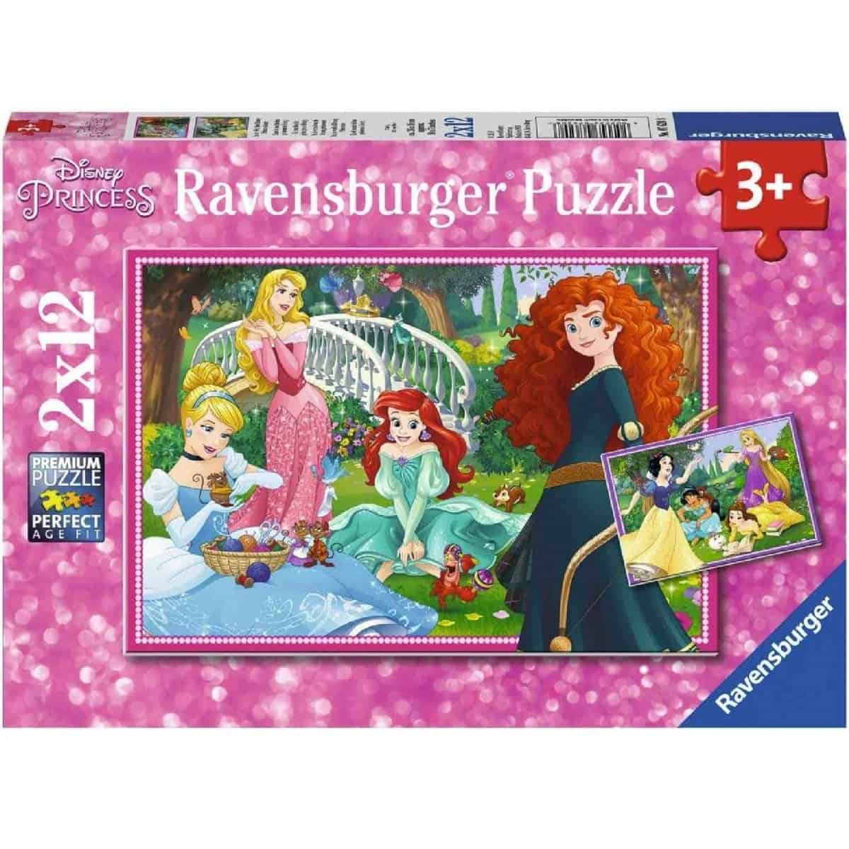 Puzzle Principesse Disney 2x12 pz Ravensburger 076208
