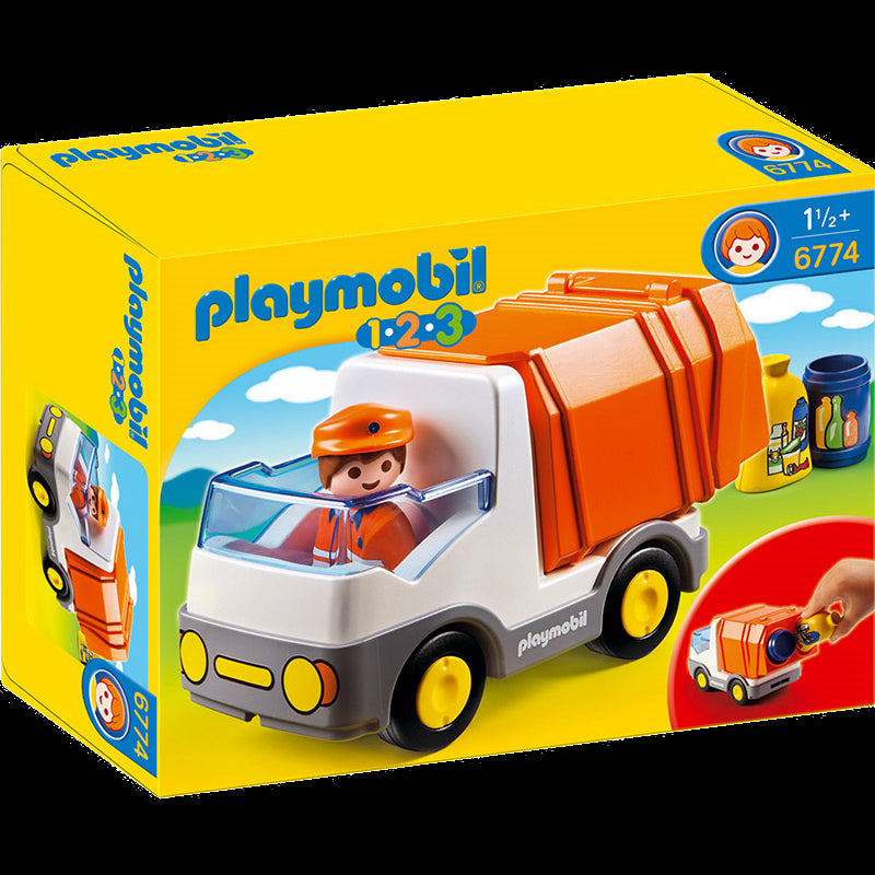Playmobil 6774 - Camion Smaltimento Rifiuti 1.2.3