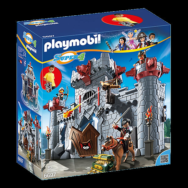 Playmobil Super 4 6697 - Castello Portatile del Barone Nero