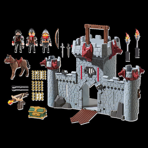 Playmobil Super 4 6697 - Castello Portatile del Barone Nero