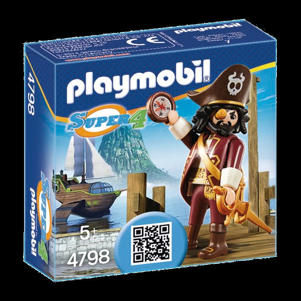 Playmobil Super 4 4798 -  Capitan Barba Squalo