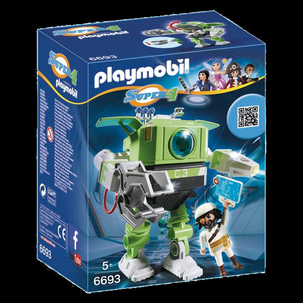 Playmobil Super 4 6693 - Cleano