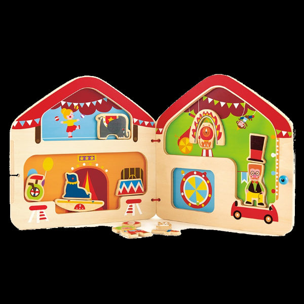 Hape E3017 - Libro Magnetico Circo