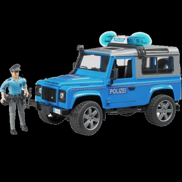 Bruder 02597 - Land Rover Defender Station Wagon Polizia