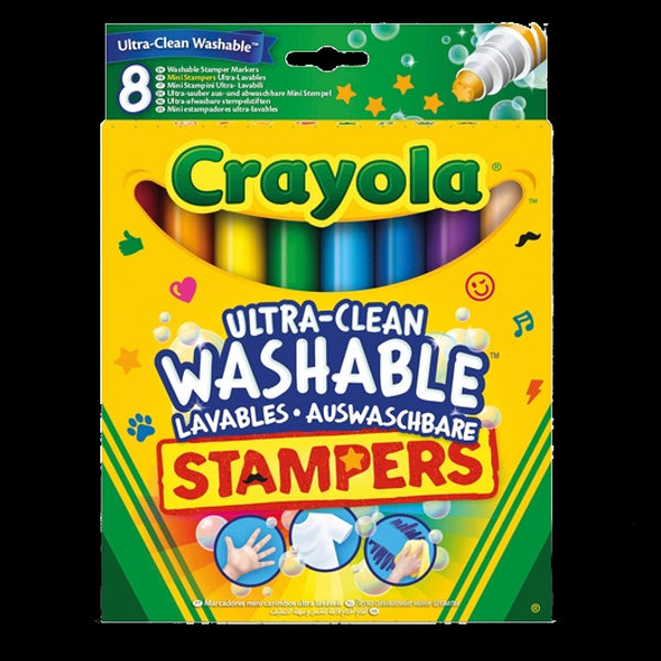 Crayola 588119 - 8 Stampini Ultra Lavabili