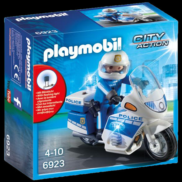Playmobil City Action 6923 - Moto della Polizia