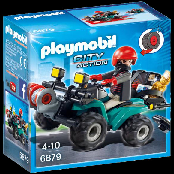 Playmobil City Action 6879 - Quad del Bandito