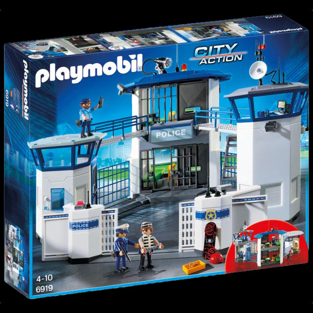 Playmobil City Action 6919 - Stazione della Polizia con Prigione