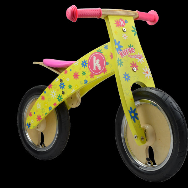 Kiddimoto 611 - Bicicletta Kurve Flower