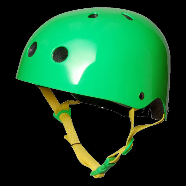 Kiddimoto KMH035S - Casco Verde Neon