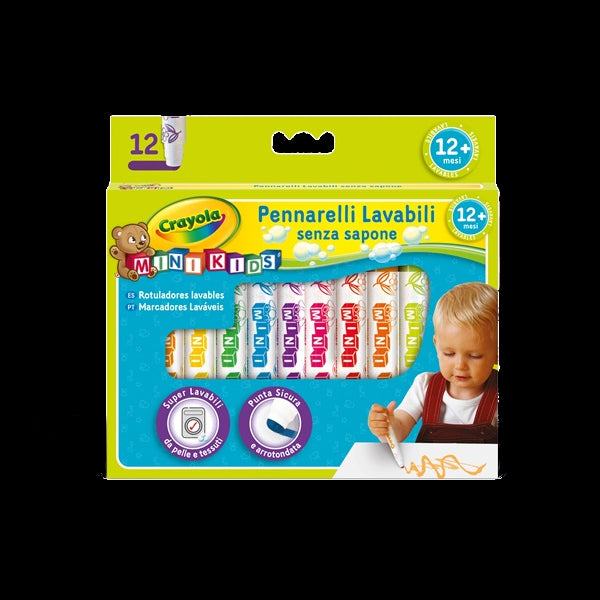 Crayola 8325 - 12 Pennarelli Mini Kids