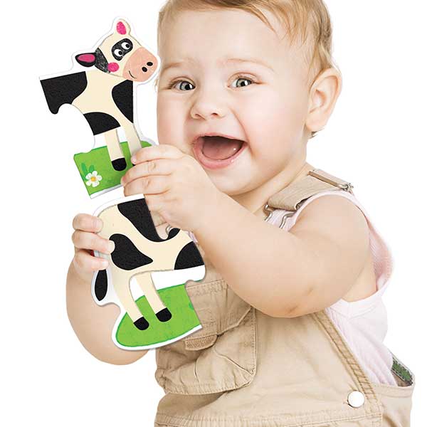 Headu 20119 - Baby Puzzle La Fattoria Montessori