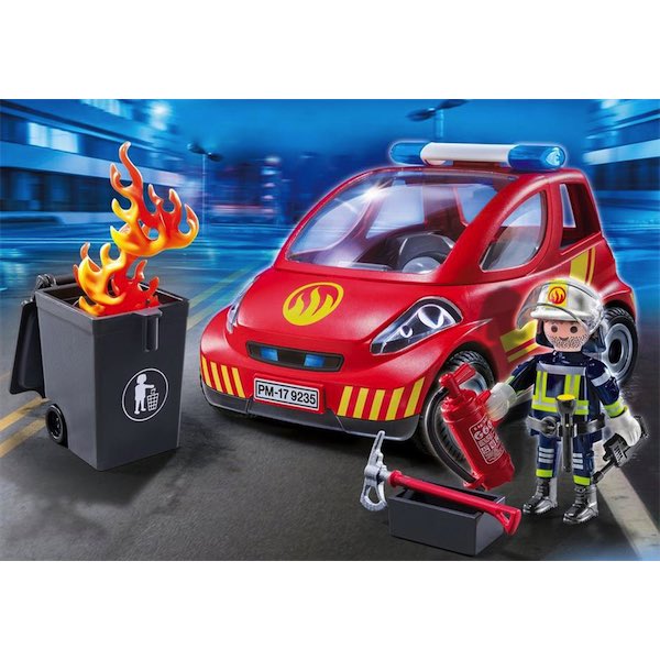 Playmobil 9235 - Pompiere con Auto