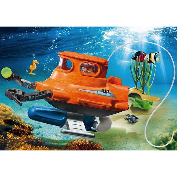 Playmobil Sport and Action 9234 - Sottomarino con Motore Subacqueo