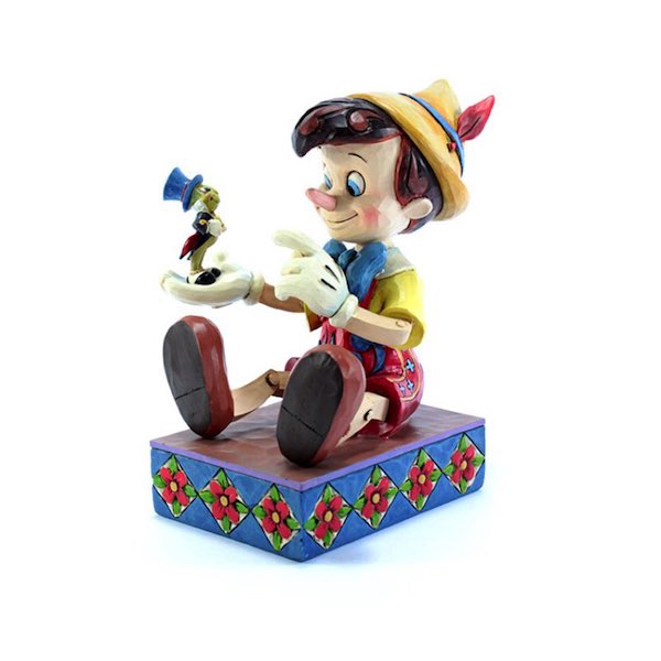 Disney Traditions Pinocchio 4043647 - Pinocchio Con Grillo Parlante 18 cm