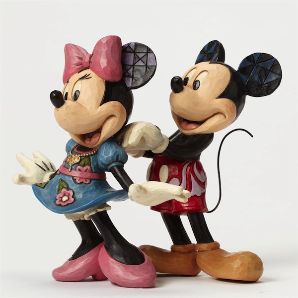 Disney Traditions 4046042 - Mickey and Minnie Mouse 14 cm