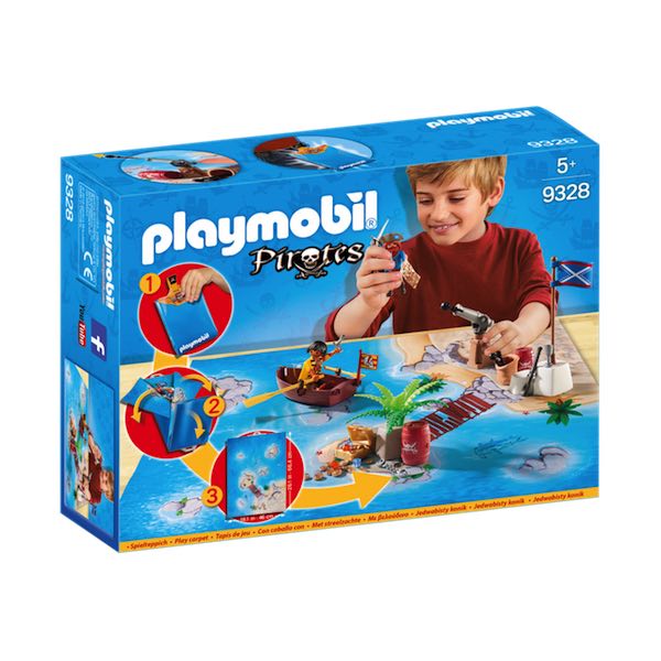 Playmobil Play Map 9328 - Il Tesoro dei Pirati