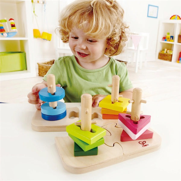 Puzzle Creativo Impilabile in Legno Hape