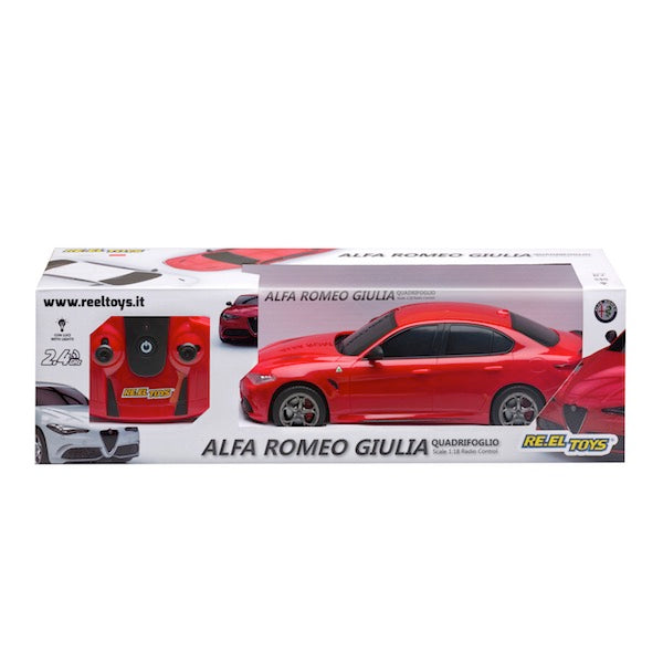 Reel Toys 2167 - Alfa Romeo Giulia Quadrifoglio Rossa 1:18
