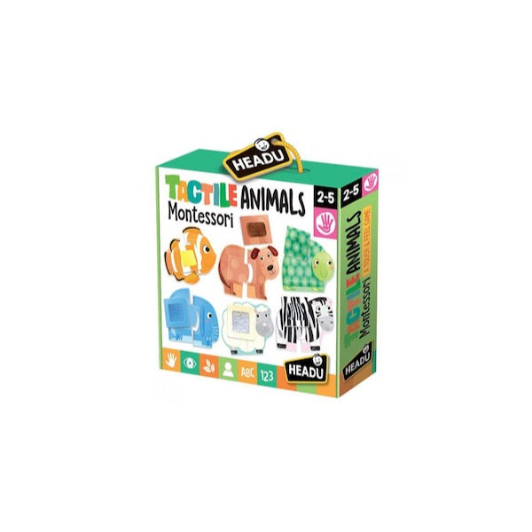 Headu 20188 - Carte Tattili Animali Montessori