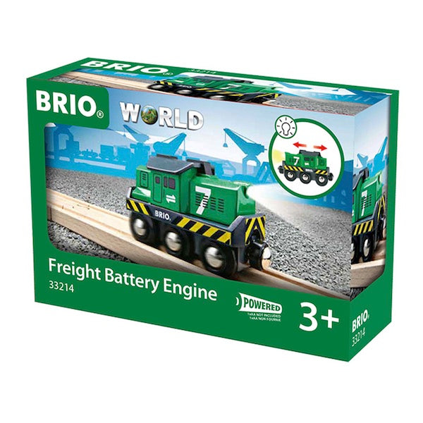 Brio 33214 - Locomotiva Treno Merci a Batteria